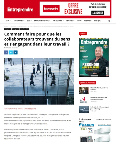 Article sens engagement
